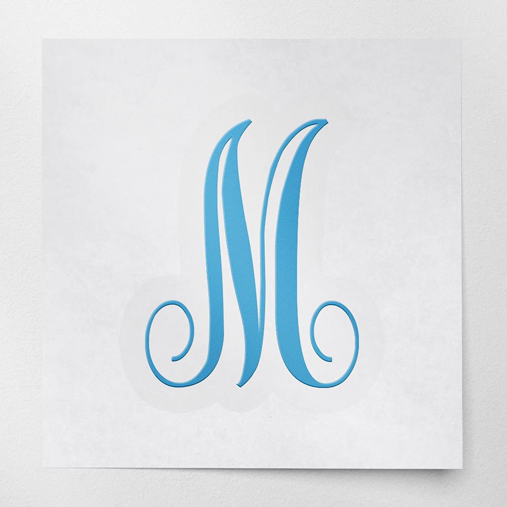 Amazon.com: 2 Pcs - Decal Stickers of Letter M - Interlocking Vine
